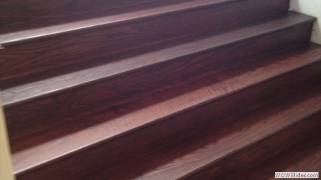 New Hyde Park, NY Matching of Staircase To Prefinished Bamboo